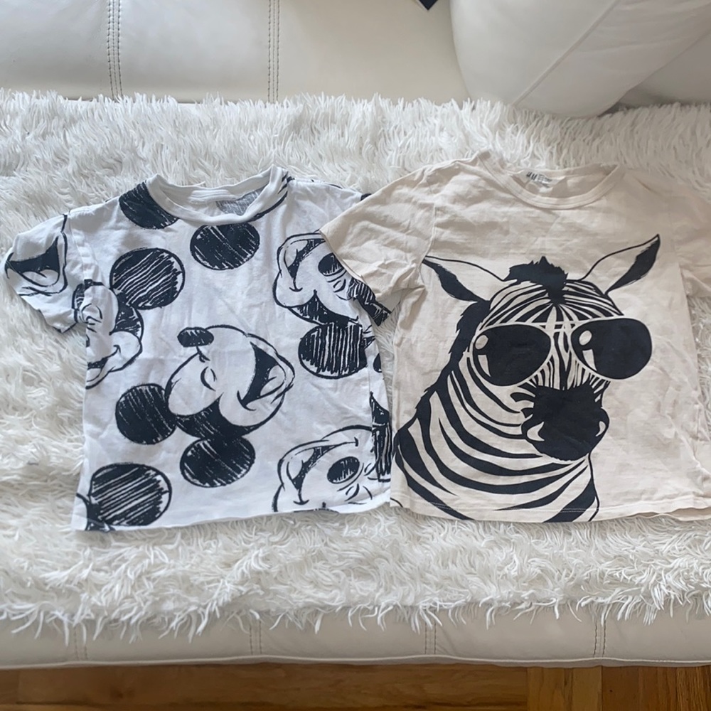 H&M bundle of 2 kids t-shirt